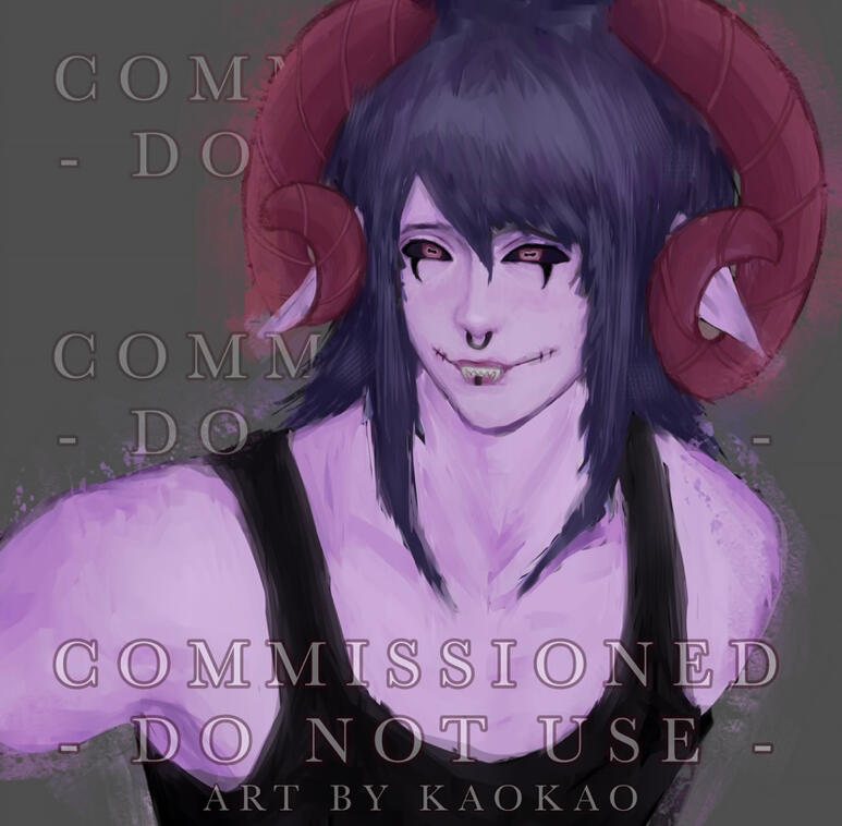 Man with Horns